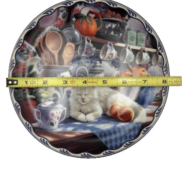 Bradford Exchange Limited Edition Cat Plate: Mabel's Sunny Retreat (1994) EUC - Picture 4 of 4